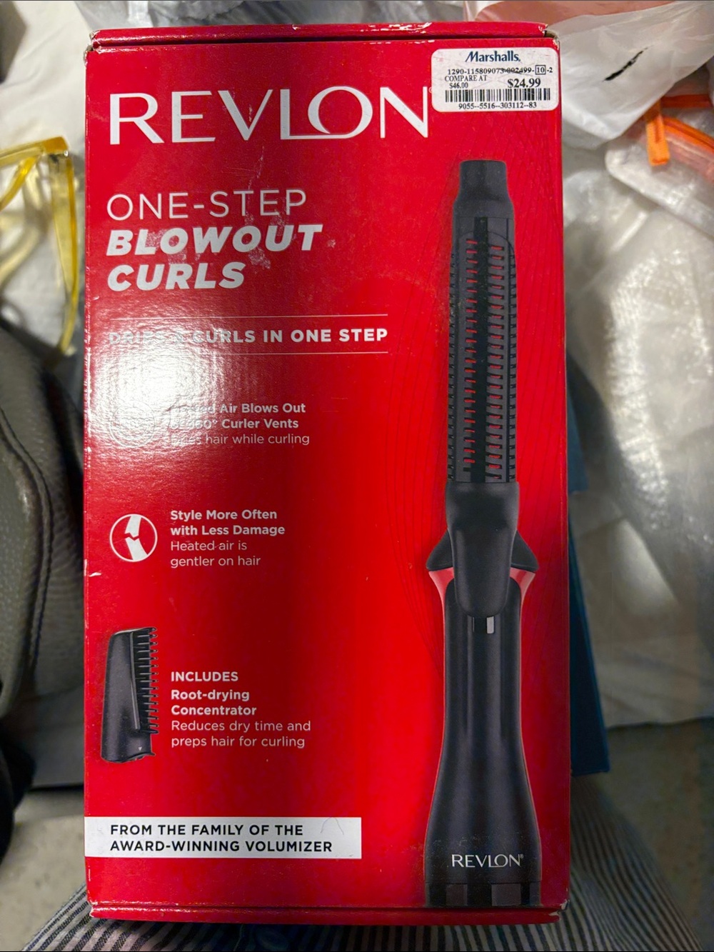 Revlon One-Step Blowout Curls Styler - Red and Black